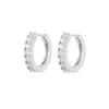 CRMYA Gold Silber gefüllt 16mm 14mm 12mm Blumen baumelnde Ohrringe Zirkonia Creolen für Damen Mädchen Schmuck Großhandel