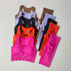 2er-Set Sport-BH für Damen, professionelles Fitness-Tanktop, stoßfester Lauf-Leggings-Yoga-Anzug, schöner Rücken-BH-Bekleidung