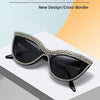 Blumen Katzenaugen Retro Strass Sonnenbrille für Damen Elegant Fashion Herren Trend Designer Outdoor Party Sonnenbrillen Eyewear