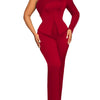 White 2 Piece Sets Women Outifits Autumn Slanted Shoulder Nail Bead Top Pants Two-piece Party Lady Matching Sets OL Fashion Suit