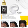 38ml/1.03fl.oz Waterproof Lace Wig Glue - Extremely Hold, Invisible, Quick Dry & Easy Removal - No Odor Hair Adhesive for Wigs