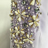 HIGH STREET Newest Fashion 2025 Designer Party Vestido Women's Diamonds Beaded Split Long Maxi Dress