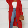 Plus Size Fall and Winter New 2023 Women's Solid Color Cardigan, Casual Knit Cardigan with Pockets Commuter Style Sweater XL-5XL