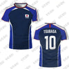2026 Summer Anime Captain Tsubasa Japanese Flag Football Jersey T-shirt For Men Women Quick-drying Sports Tees Casual Kids Tops