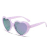 Neue herzförmige polarisierte Sonnenbrille für Damen, modisch, süß, Retro, Vintage, Verlaufs-Sonnenbrille, UV400-Schutz, Unisex-Brille