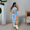 Mid Length Skirts Women Denim Skirt Hole Pockets A Line Slit Slim Y2k Streetwear Elegant Splice Y2k High Waist Summer 2025