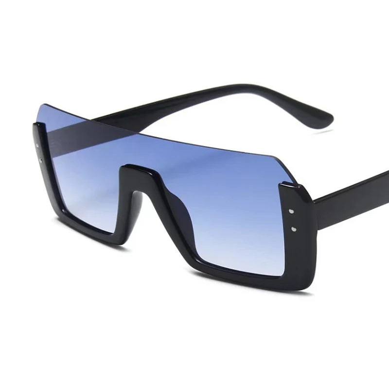 Neuartige Sonnenbrillen für Herren und Damen – modische, mehrfarbige große Rahmen, quadratisch, rundes Gesicht, Retro-Integrationsbrille