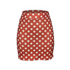 Qianniao style elegant elastic waist half skirt, hip hugging high waist short skirt