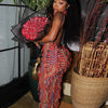 Weird Puss Sexy Hollow Dress Damen Strick Buntes Quasten Backless Y2k Sommer Trend Stretch Ärmellos Elastisch Bodycon Clubwear