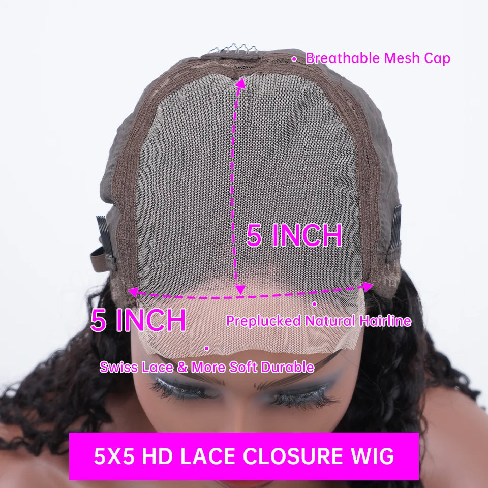 4/27 30 Inch Highlight Honey Brown Curly Lace Front Human Hair Wigs 13x6 Ombre Colored Deep Wave Lace Frontal Wigs Women ﻿