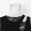 Casual white cut t shirt women round neck sleeveless korean slim t shirts women clothing 2023 summer fashion