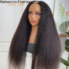 Yaki Straight U-Part-Perücken für schwarze Frauen, Kinky Straight U-Part-Perücke Echthaar Kurz Schwarz Braun U-Part-Perücke Kinky Straight Clip