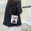 Evening Bags for Women 2024 New Fashionable Leather Shoulder Bag Woman Hard High Quality Hip Hop Party Luxury Designer Handbag