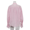 Tossy Lässige lockere durchsichtige Hemden Damen Herbst Revers Langarm Patchwork Bluse Top Streetwear weibliche einfarbige Hemden Top