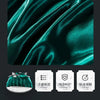 Luxury 100% Silk Bedding Set with Duvet Cover Set Double King Queen Size Bedding Cover Kit 4pcs Bed Cover Bed Linen Sets