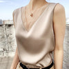 Silk halter V-neck sleeveless bodice Satin vest lace with beautiful back summer jacket with suit top