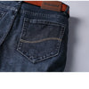 Wthinlee Neue Business Herren Jeans Casual Gerade Stretch Mode Klassische Blau Schwarz Arbeit Denim Hosen Männliche Marke Kleidung