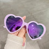 Neue herzförmige polarisierte Sonnenbrille für Damen, modisch, süß, Retro, Vintage, Verlaufs-Sonnenbrille, UV400-Schutz, Unisex-Brille