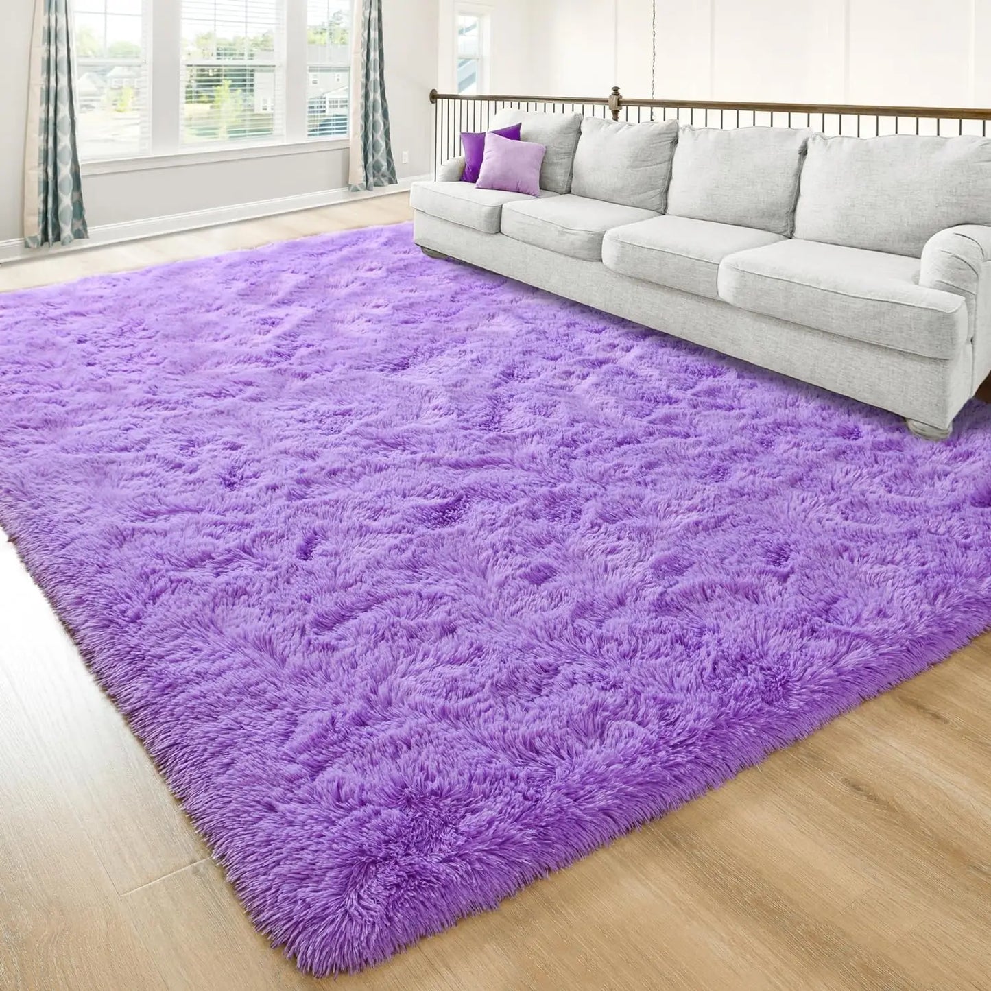 Flauschiger Teppich für das Schlafzimmer, zottelige, flauschige Teppiche für das Schlafzimmer, dicke schwarze Teppiche für das Wohnzimmer, Teppiche für Mädchen und Jungen