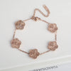 Color jewelry clover stainless steel new plant five-leaf flower bracelet hot jewelry jewelry gifts for women