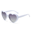 Neue herzförmige polarisierte Sonnenbrille für Damen, modisch, süß, Retro, Vintage, Verlaufs-Sonnenbrille, UV400-Schutz, Unisex-Brille