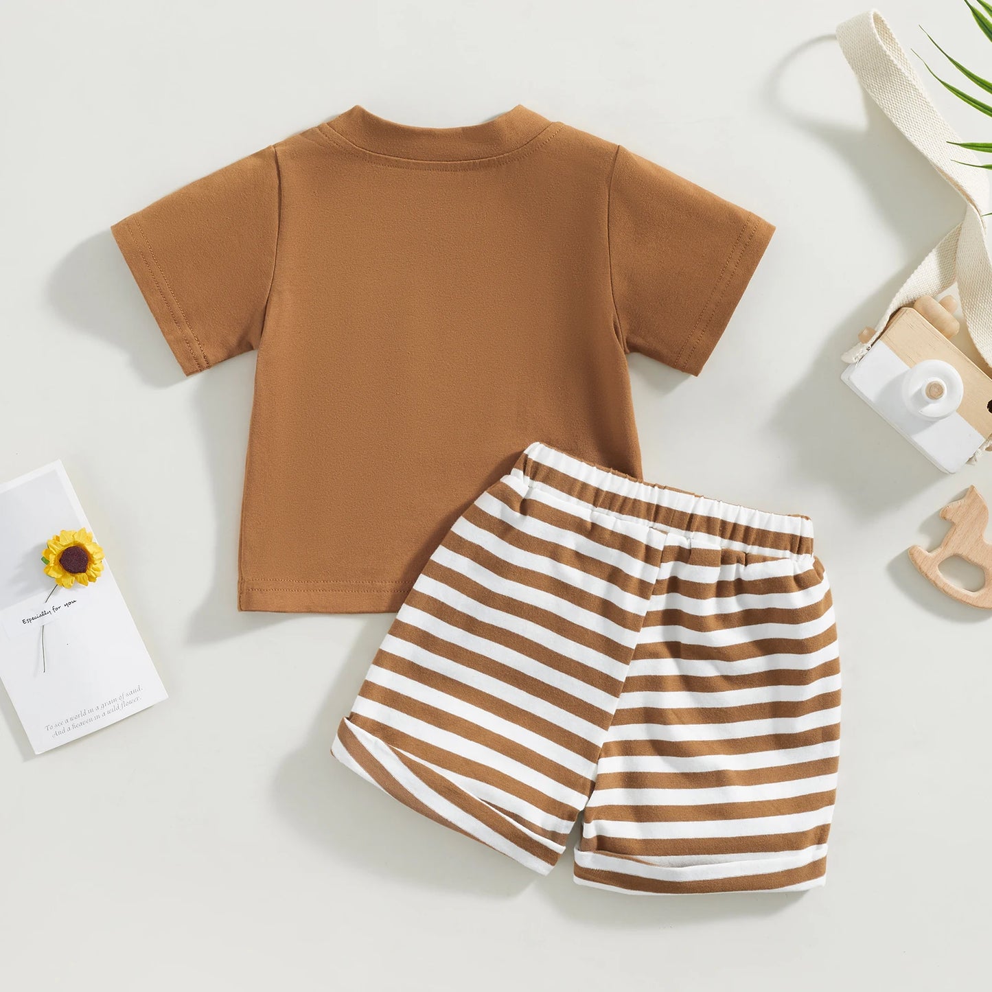 ma&baby 0-3Y Toddler Infant Baby Boy Girl Clothes Sets Casual Short Sleeve T-shirt Tops Shorts Summer Outfits Clothing