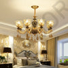 Kronleuchter Wohnzimmer Groß Luxus Kristall Lampe Esszimmer Schlafzimmer Dekoration Französischer Retro Kronleuchter Beleuchtung