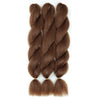 26Inch Vixen Crochet Bulk Hair Synthetic Jumbo Braids Fluffy Yaki Straight Crochet Hair Afro Kinky Curly Braiding Hair Extension