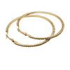 30-80mm Große Creolen für Damen Mädchen Kreis Kristall Strass Ohrringe Schwarz Gold Silber Farbe Runde Ohrringe Party Geschenk