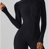 Summer Zipper Workout Jumpsuit Sports Overalls Women Gym Clothing Running Fitness Suits Gym Tracksuit Short Sportswear Yoga Set