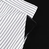 Clacive Fashion Long Sleeve Crop Top 2 Piece Sets Women Elegant Slim Stripe Print Skirts Set Casual High Waist Long Skirt Suits