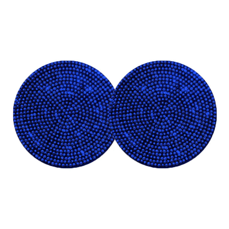 2 Stück Auto-Anti-Rutsch-Wassertassenuntersetzer Diamant Auto Untersetzer Wassertassen-Einsatzuntersetzer Pads Universelle Auto-Getränkehalter Innenzubehör