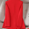 Fashion Women Blazer Ladies Fall Winter Black Red White Long Sleeve Double Breasted Slim Female Jackets Coat