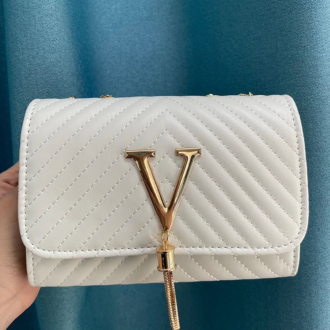Embroidery Women Crossbody Bag Thread Luxury Handbag Shoulder Bags Brand Sequined Tassel Clutch Small Bag and Purse Party