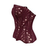 Hollow Out Corset Tops Irregular Hem Fishbone Underbust Top Slim Bandage Shapewear Bustier Korset Costumes Evening Party Corset