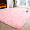 Flauschiger Teppich für das Schlafzimmer, zottelige, flauschige Teppiche für das Schlafzimmer, dicke schwarze Teppiche für das Wohnzimmer, Teppiche für Mädchen und Jungen