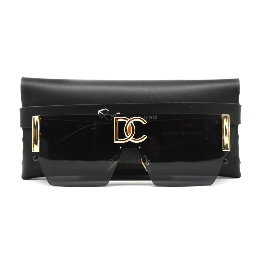 Neue 2024 Luxus Designer Square Sonnenbrillen Frauen Mode Trendy Punk Sonnenbrille Damen Farbverlauf Shades Brillen Oculos UV400