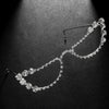 Stonefans Simple Rhinestone Cat Eye Glasses Frames Jewelry for Women Statement Spectacle Eye Decoration No Lens Eyewear Gift