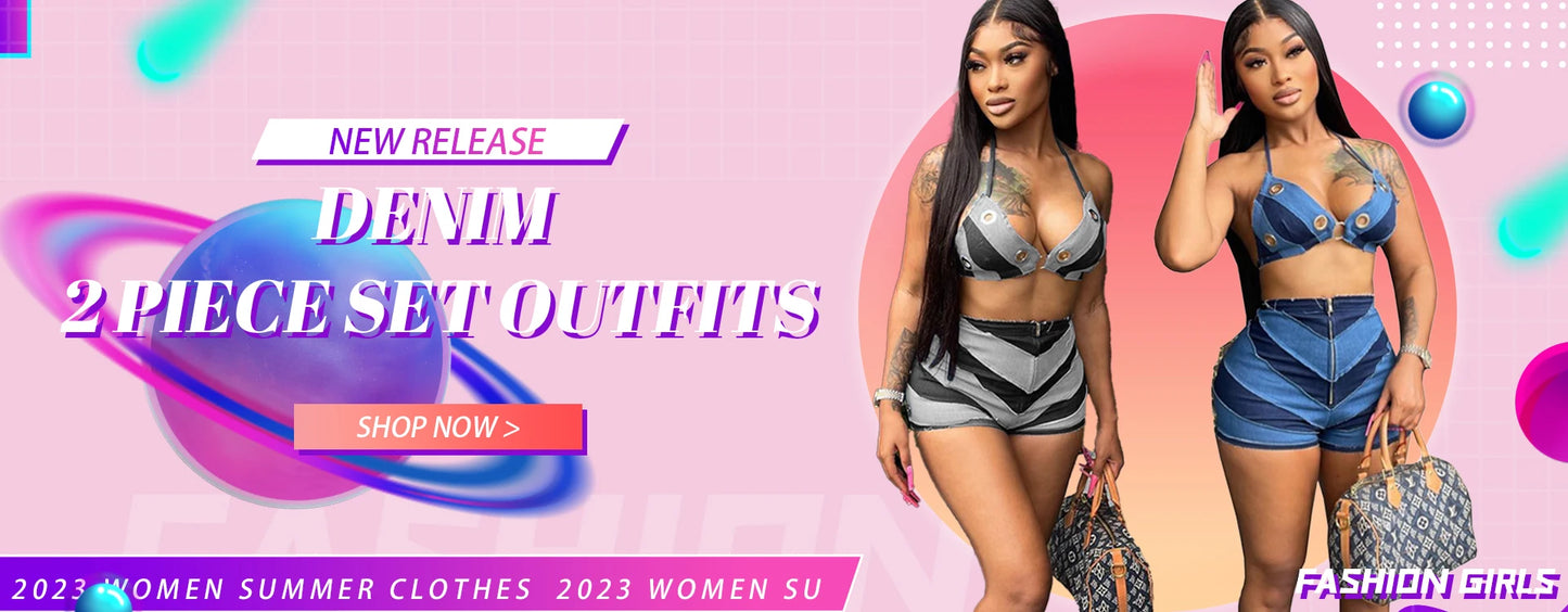 Ladies Sexy Summer Two Piece Pant Set Outfits 2023 Matching Workout Set For Women Wide Leg 2 Piece Sets Elegant Luxury Outfits