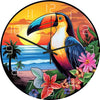 Lustige Frosch Acryl Wanduhr Strand Seestern Schallplatte Marmor Katze Retro Wanddekoration Uhren für Wohnzimmer Schlafzimmer Büro Zuhause