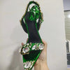 2024 Luxury Rhinestone Pointed Sandals Prom Super High Heel Sandals Slim Heel Dress Show Sandals Oversized 34-43 Women's Shoes