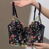 French Ladies Transparent Mesh Corset Sexy Shaper Thin Bra Set Night Club Sweet Cropped Top Girls Hot Bra and Panties Bralette