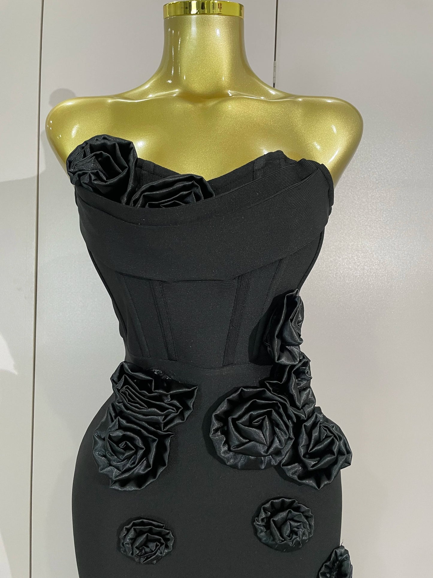 Sexy Fashion White Elegant Strapless Flower Bodycon Long Dress Women Casual Streetwear Club Birthday Party Slim Elegangt Dresses