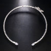 Ins Fashion Rhinestone Butterfly Collar Necklace Wedding for Women Simple Open Collar Choker Necklace Crystal Jewelry Gifts