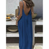 New Arrival Women's Strapless Backless Long Loose Home Dress Comfortable Sleepwear Casual Maxi Dress