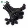 Dreadlock Extensions Human Hair For Men/Women Crochet Braids 100% Human Hair Handmade Loc Extension 0.6 cm Dreadlocks