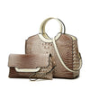 New Fashionable Large Capacity Crocodile Pattern Handbag Trendy Women's Crossbody Bag Quality Single Shoulder Bag Motorcycle Equ