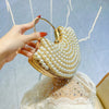 Luxuriöses Design Glitzernde Bankett-Clutch-Tasche Mode Perlmutt-Einlage Hochzeitshandtasche Damen Umhängetasche mit Kette Neue Clutch-Geldbörse
