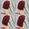 10-16 Inches 200% Density Water Wave Bob Human Hair Wigs  Short Deep Curly Brazilian Remy Human Hair Wigs for Black Women