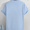 Men's Summer Loose Fit  100 Cotton be Kind Print T-shirt Tops O-neck Pactwork Casual T shirts for Men New